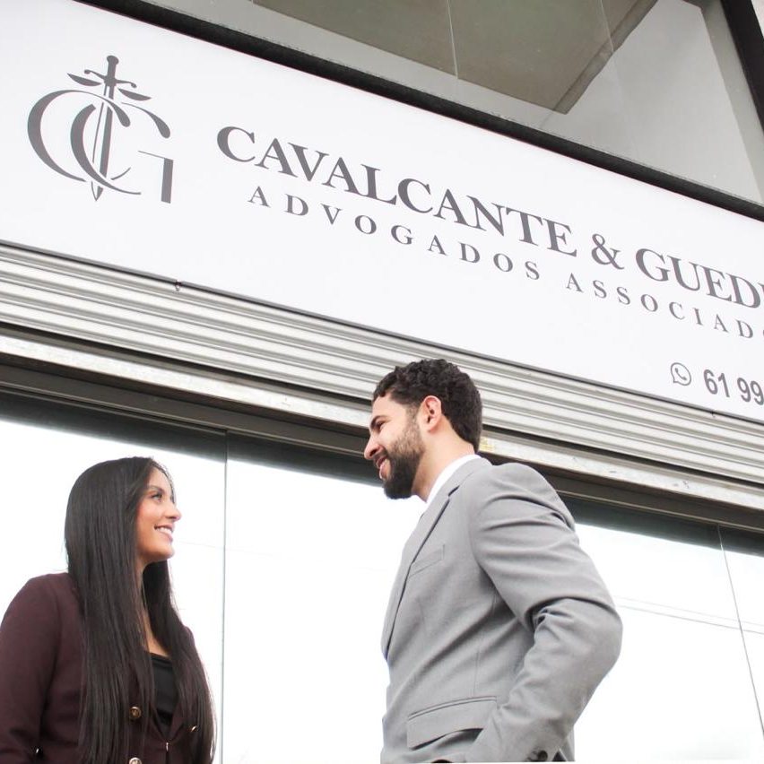 Fachada do escritório Cavalcante & Guedes Advogados Associados, em Taguatinga/DF